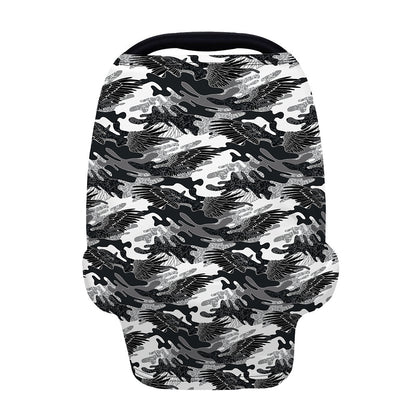 Camouflage Dazzle Wings Pattern Print Baby Seat Cover