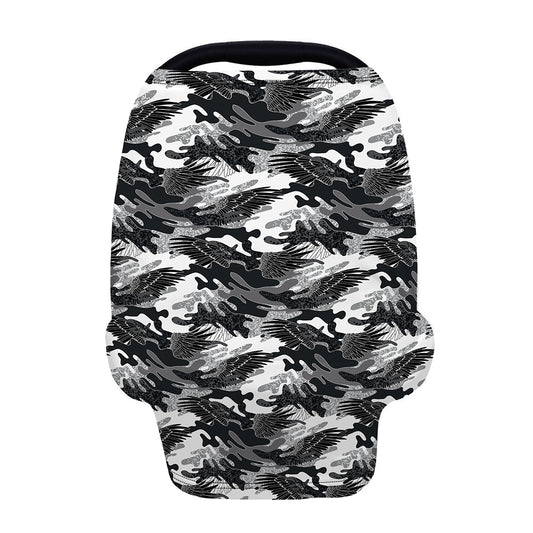 Camouflage Dazzle Wings Pattern Print Baby Seat Cover