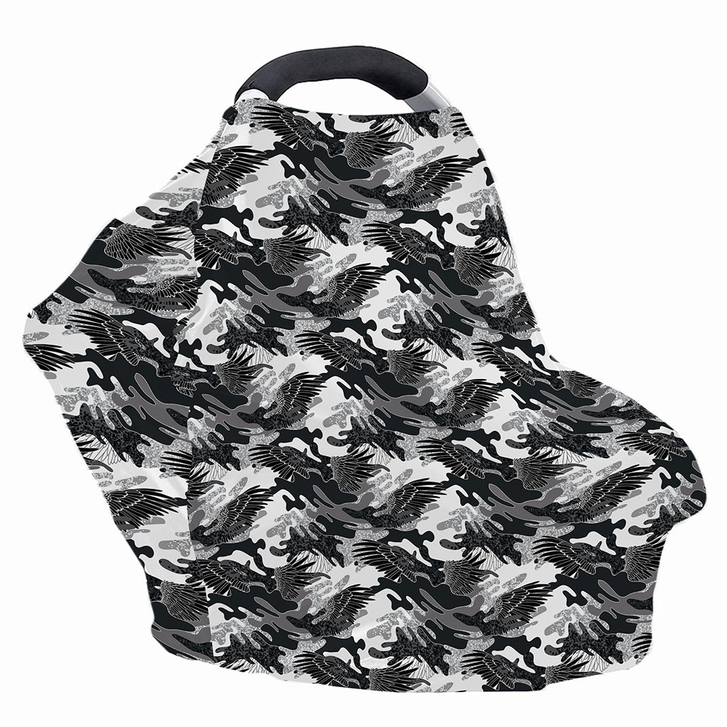 Camouflage Dazzle Wings Pattern Print Baby Seat Cover