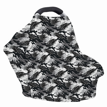 Camouflage Dazzle Wings Pattern Print Baby Seat Cover