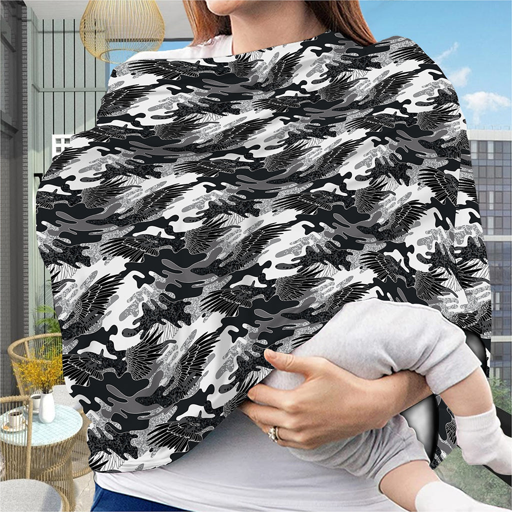 Camouflage Dazzle Wings Pattern Print Baby Seat Cover