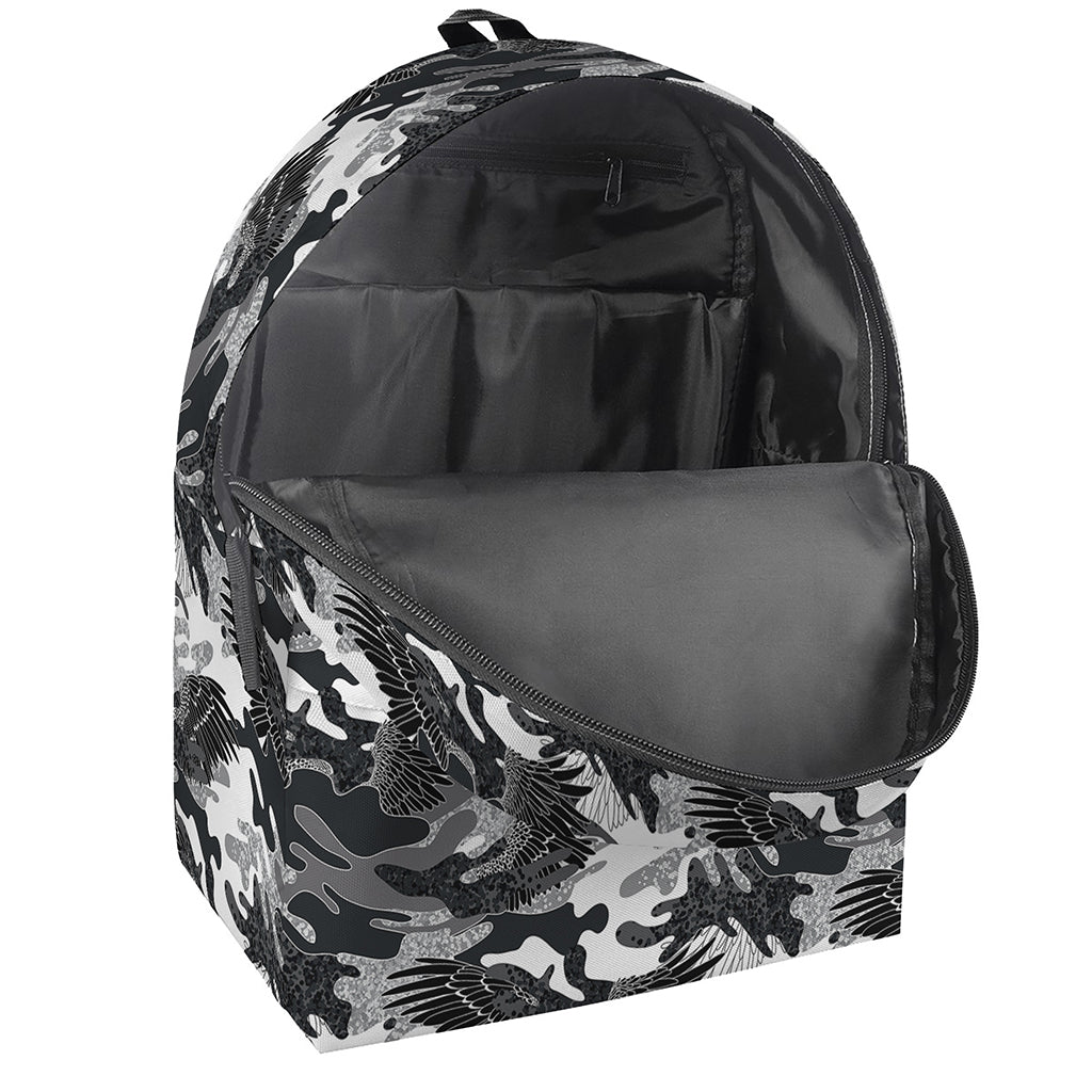 Camouflage Dazzle Wings Pattern Print Backpack