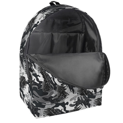Camouflage Dazzle Wings Pattern Print Backpack