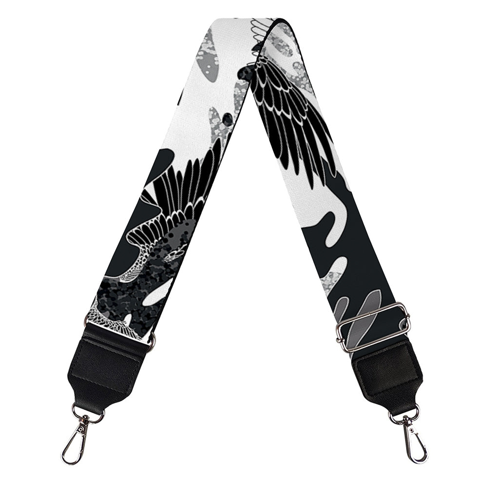 Camouflage Dazzle Wings Pattern Print Bag Strap