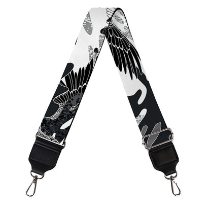 Camouflage Dazzle Wings Pattern Print Bag Strap