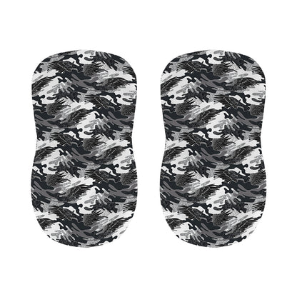 Camouflage Dazzle Wings Pattern Print Bar Stool Covers