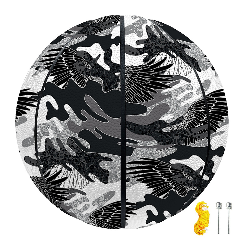 Camouflage Dazzle Wings Pattern Print Basketball