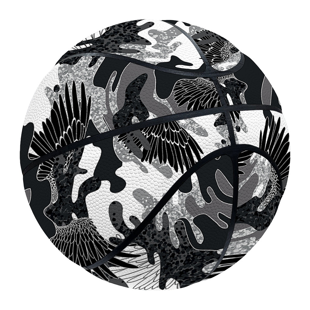 Camouflage Dazzle Wings Pattern Print Basketball