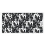 Camouflage Dazzle Wings Pattern Print Beach Towel