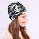 Camouflage Dazzle Wings Pattern Print Beanie