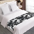 Camouflage Dazzle Wings Pattern Print Bed Runner