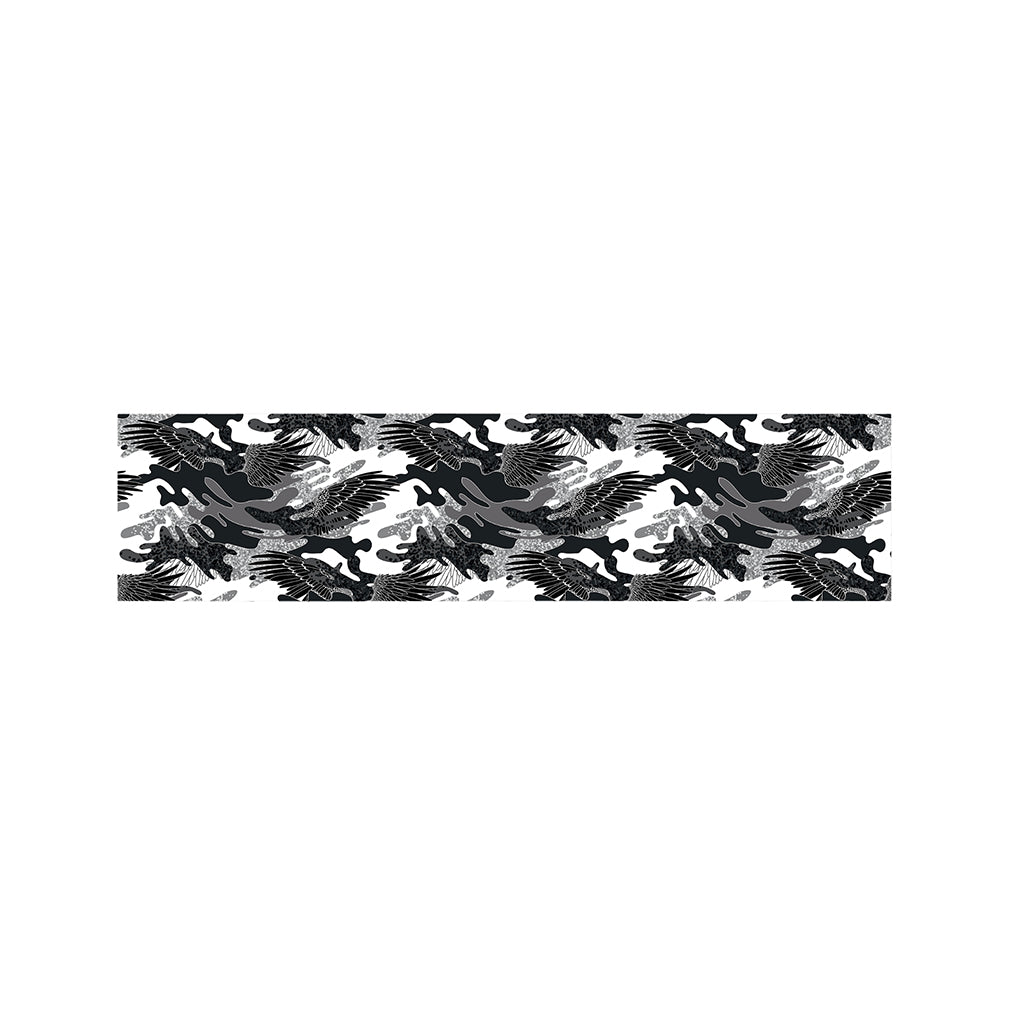 Camouflage Dazzle Wings Pattern Print Bed Runner