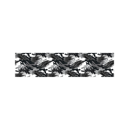 Camouflage Dazzle Wings Pattern Print Bed Runner
