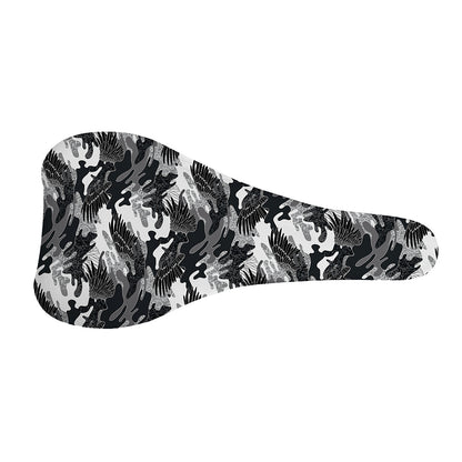 Camouflage Dazzle Wings Pattern Print Bicycle Seat Cover