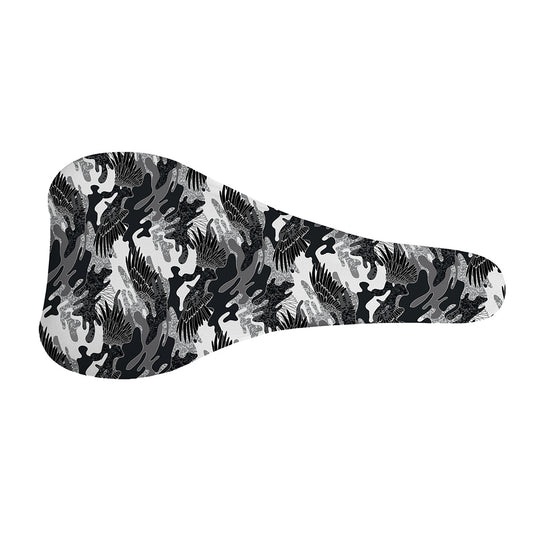 Camouflage Dazzle Wings Pattern Print Bicycle Seat Cover