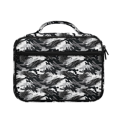 Camouflage Dazzle Wings Pattern Print Briefcase Bible Bag