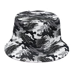 Camouflage Dazzle Wings Pattern Print Bucket Hat