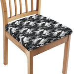 Camouflage Dazzle Wings Pattern Print Chair Cushion Cover