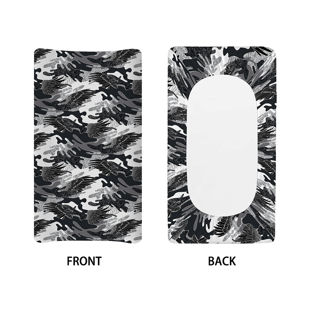 Camouflage Dazzle Wings Pattern Print Changing Pad Cover