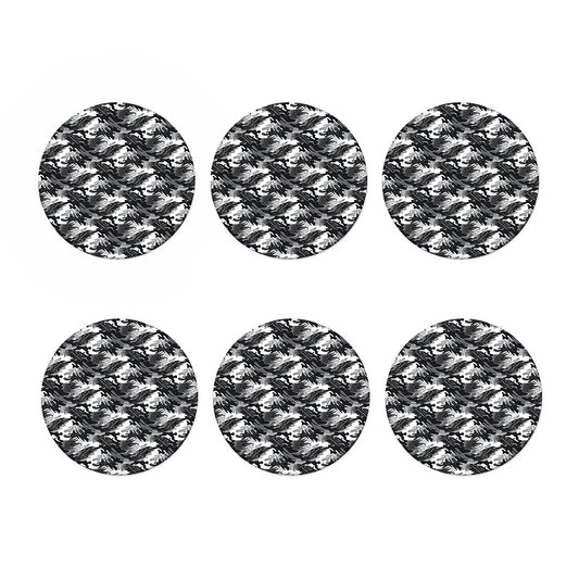 Camouflage Dazzle Wings Pattern Print Coaster Set