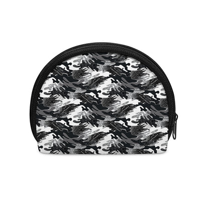 Camouflage Dazzle Wings Pattern Print Coin Purse