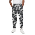 Camouflage Dazzle Wings Pattern Print Cotton Sweatpants