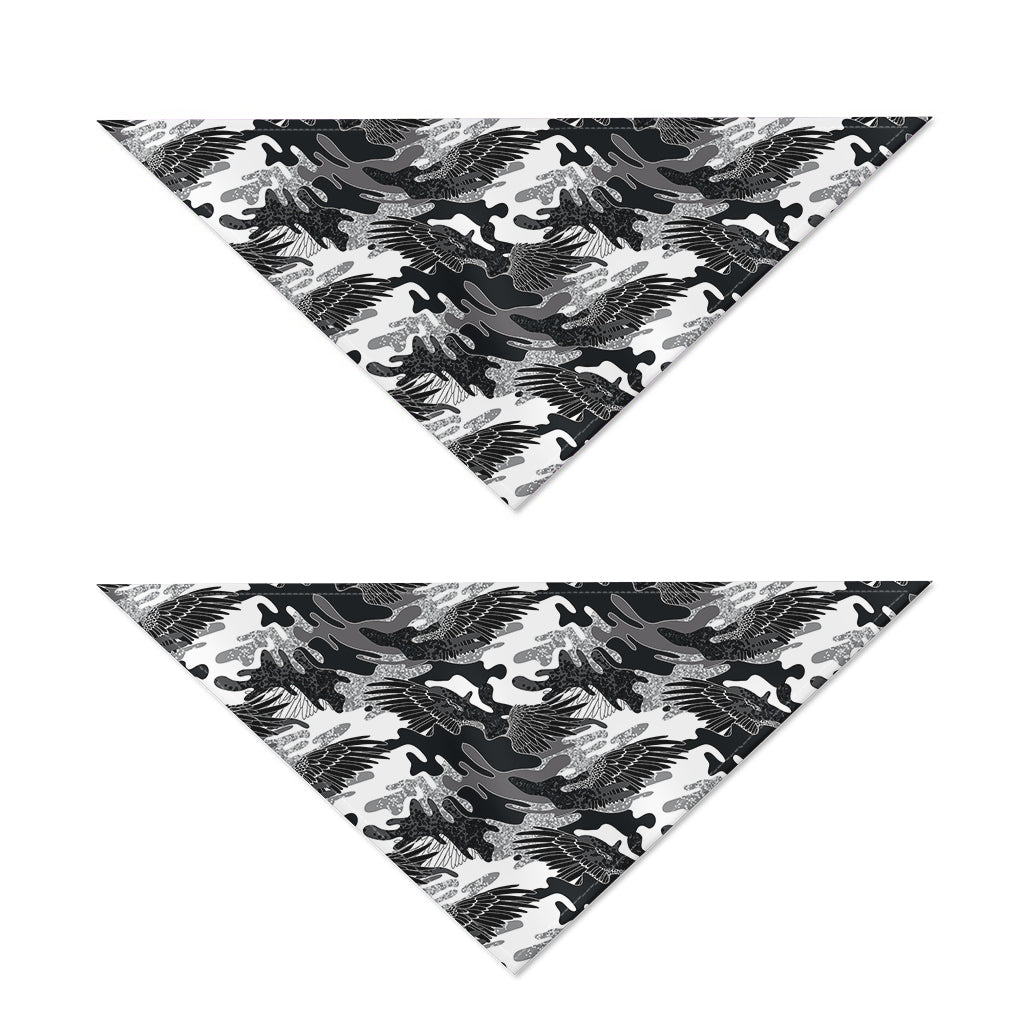 Camouflage Dazzle Wings Pattern Print Dog Bandana
