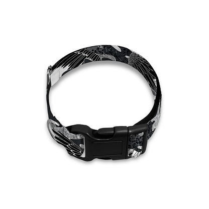 Camouflage Dazzle Wings Pattern Print Dog Collar