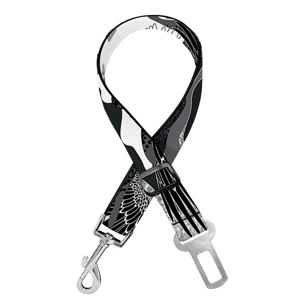 Camouflage Dazzle Wings Pattern Print Dog Seat Belt