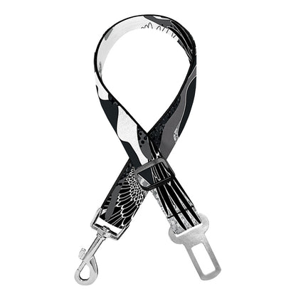 Camouflage Dazzle Wings Pattern Print Dog Seat Belt