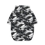 Camouflage Dazzle Wings Pattern Print Dog Zip Up Hoodie