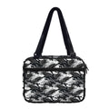 Camouflage Dazzle Wings Pattern Print Double Strap Bible Bag