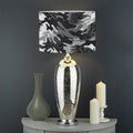 Camouflage Dazzle Wings Pattern Print Drum Lamp Shade