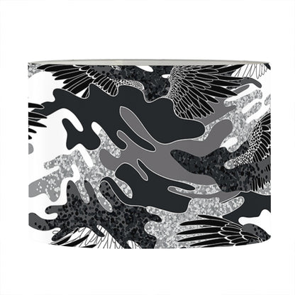 Camouflage Dazzle Wings Pattern Print Drum Lamp Shade