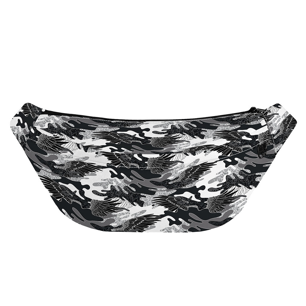 Camouflage Dazzle Wings Pattern Print Fanny Pack