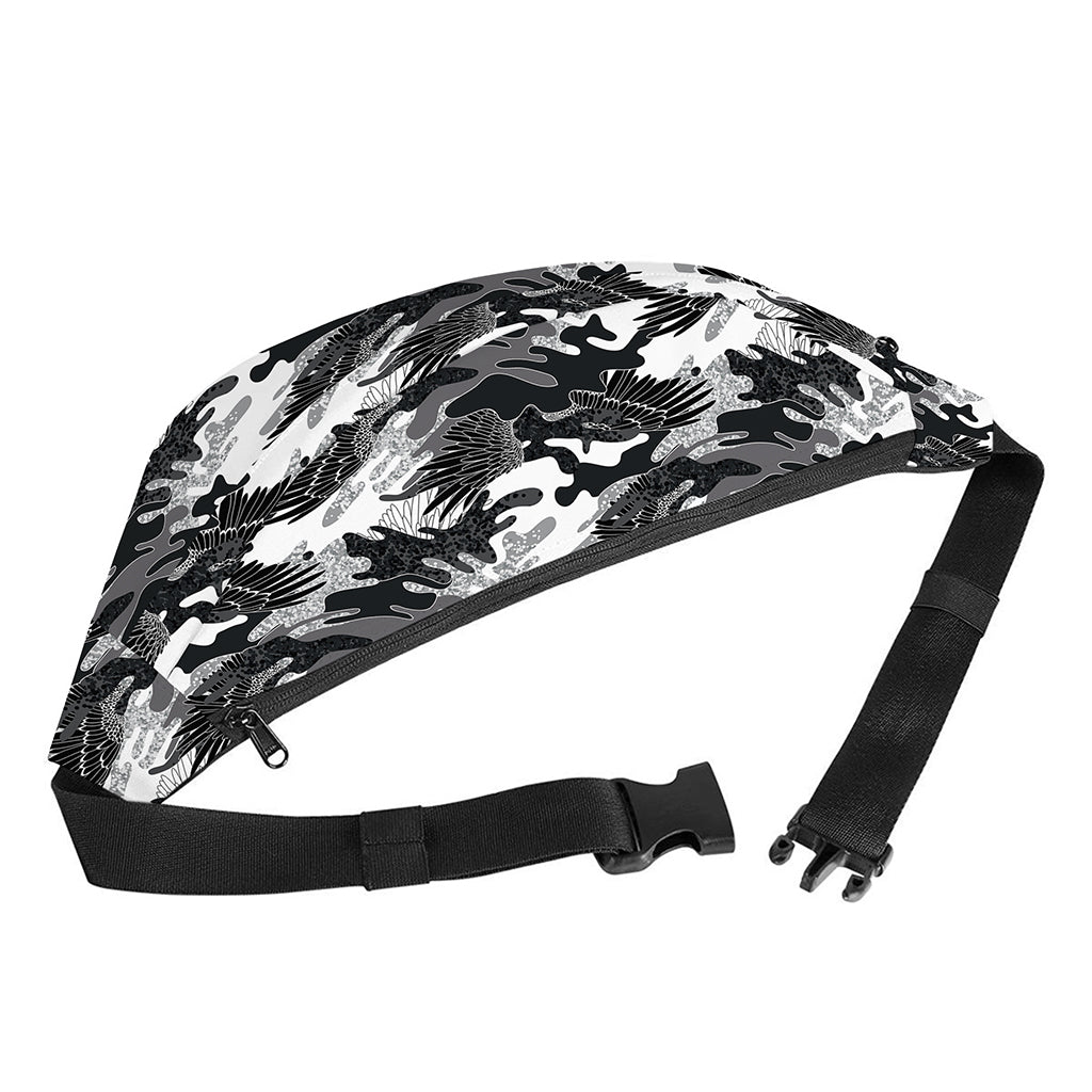 Camouflage Dazzle Wings Pattern Print Fanny Pack
