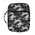 Camouflage Dazzle Wings Pattern Print Front Pocket Bible Bag
