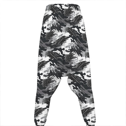 Camouflage Dazzle Wings Pattern Print Hammer Pants
