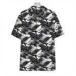 Camouflage Dazzle Wings Pattern Print Hawaiian Shirt