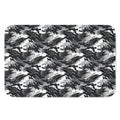 Camouflage Dazzle Wings Pattern Print Indoor Door Mat
