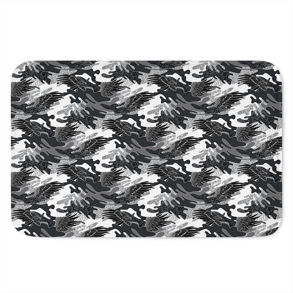 Camouflage Dazzle Wings Pattern Print Indoor Door Mat