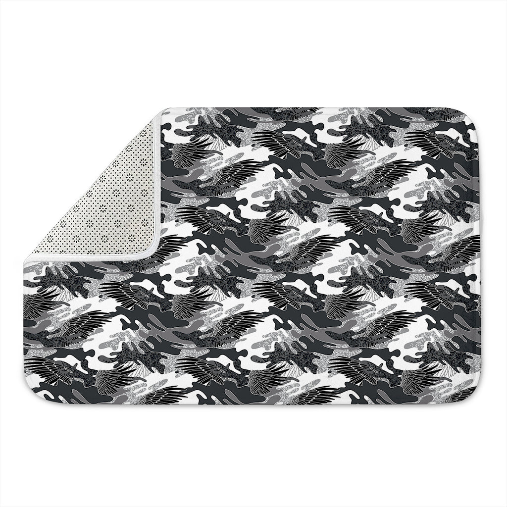 Camouflage Dazzle Wings Pattern Print Indoor Door Mat