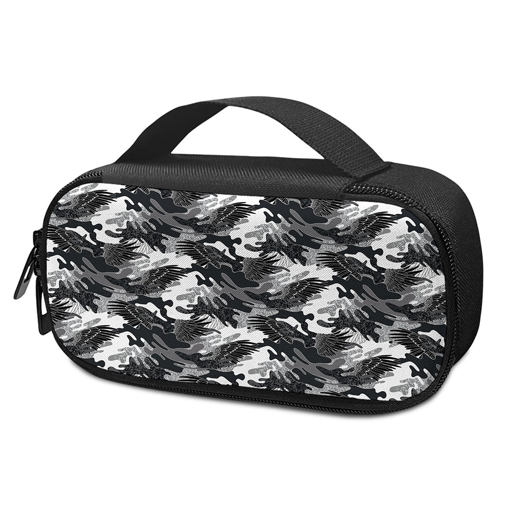 Camouflage Dazzle Wings Pattern Print Insulin Cooler Travel Case