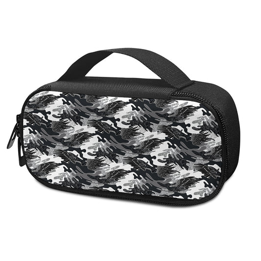Camouflage Dazzle Wings Pattern Print Insulin Cooler Travel Case
