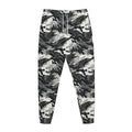 Camouflage Dazzle Wings Pattern Print Jogger Pants