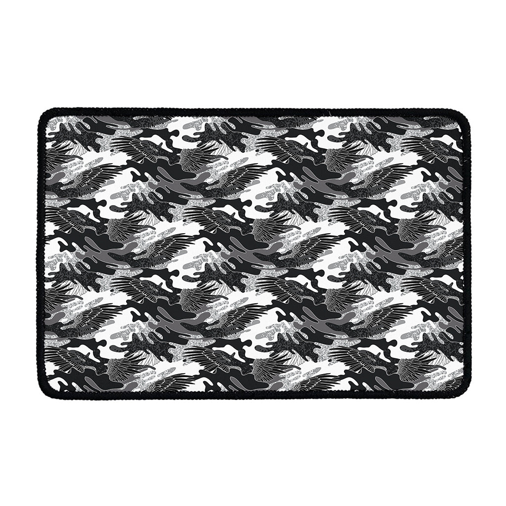 Camouflage Dazzle Wings Pattern Print Kitchen Mat