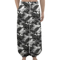 Camouflage Dazzle Wings Pattern Print Lantern Pants