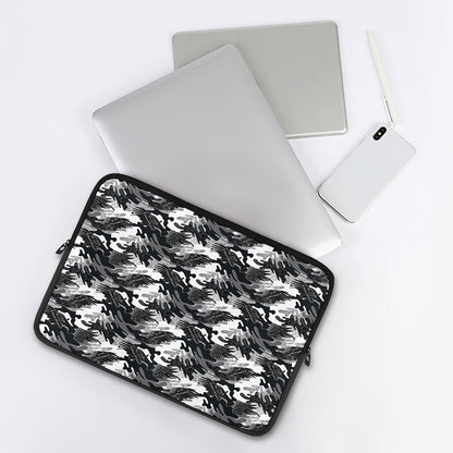 Camouflage Dazzle Wings Pattern Print Laptop Sleeve