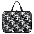 Camouflage Dazzle Wings Pattern Print Laptop Sleeve With Handle