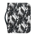 Camouflage Dazzle Wings Pattern Print Leather Bible Cover